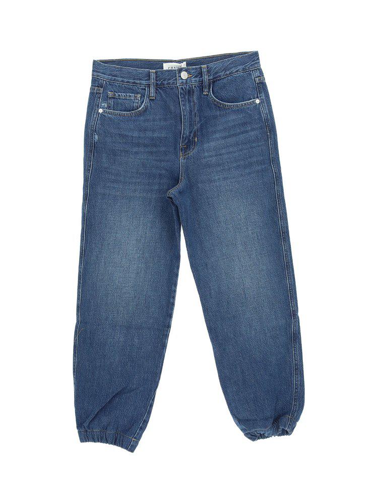 Frame Mid-Rise Elasticated Hem Jeans商品第1张图片规格展示