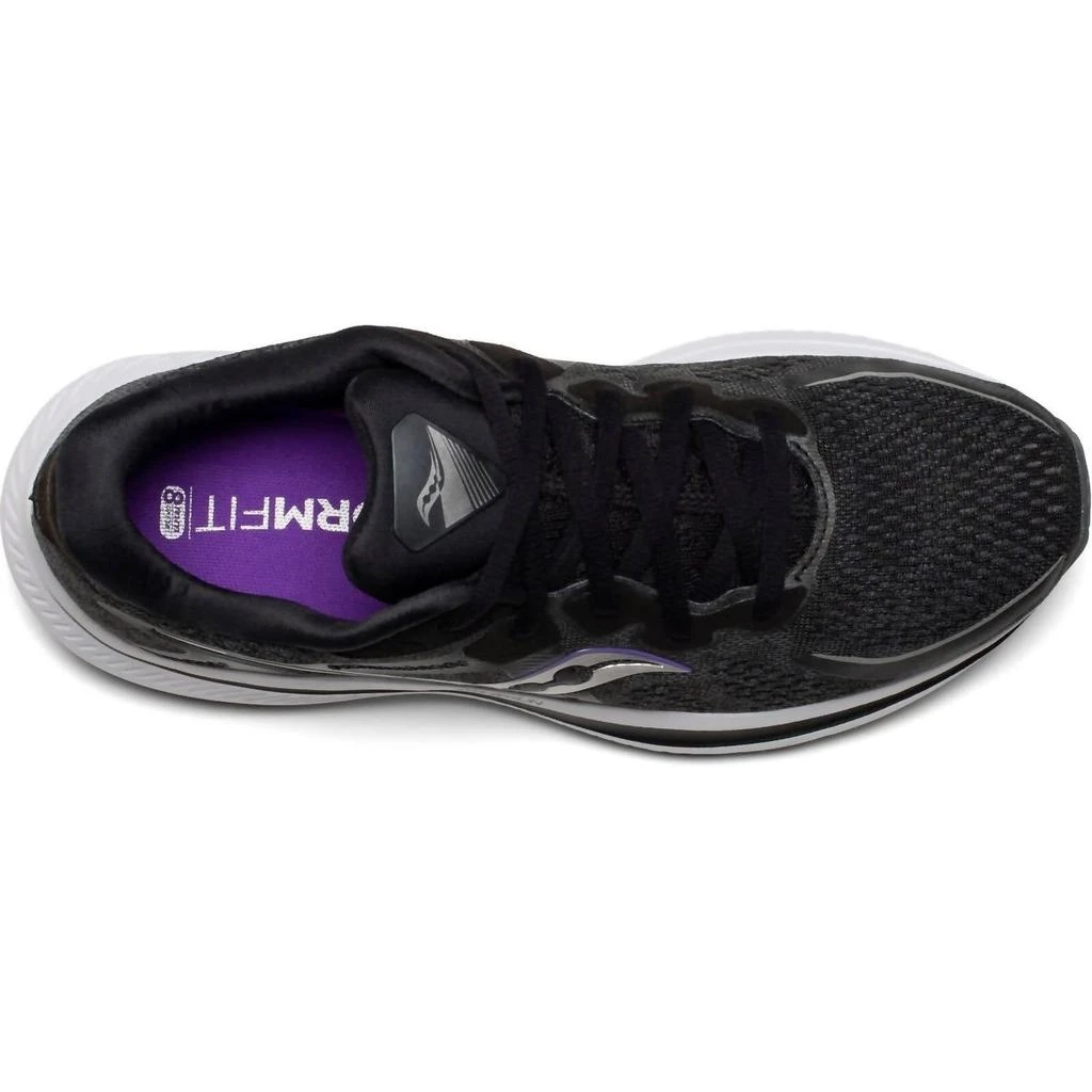 商品Saucony|Women's Omni 20 Running Shoes - Medium Width In Black/white,价格¥833,第4张图片详细描述