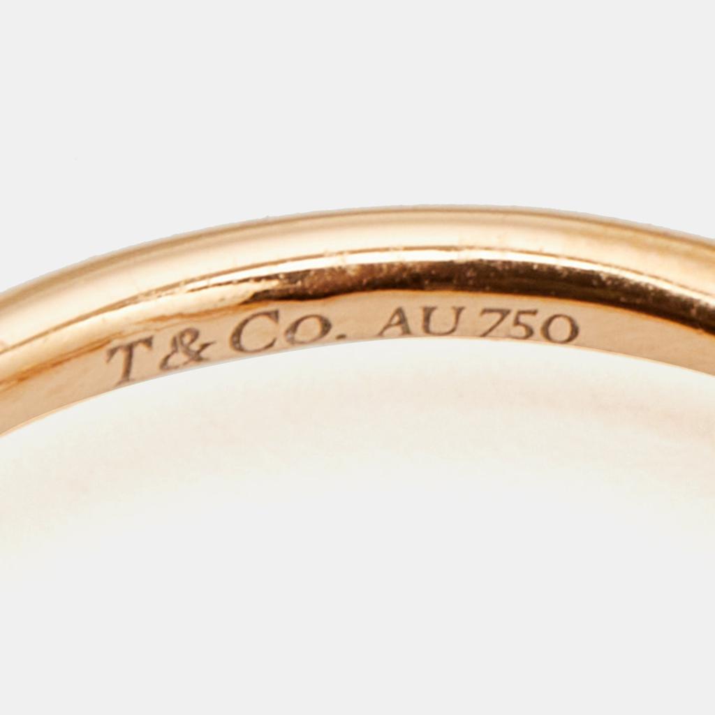 Tiffany & Co. Paloma's Graffiti 18k Rose Gold Ring Size 57商品第6张图片规格展示