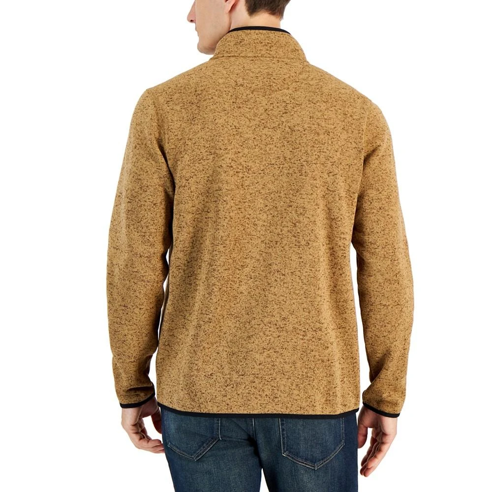 商品Club Room|Men's Quarter-Zip Fleece Sweater, Created for Macy's,价格¥130,第2张图片详细描述