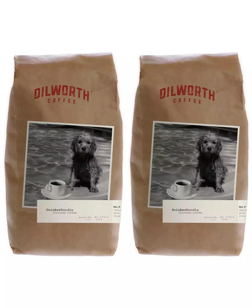 商品Dilworth Coffee|Medium Roast Flavored Ground Coffee - Snickerdoodle, Pack of 2,价格¥220,第1张图片