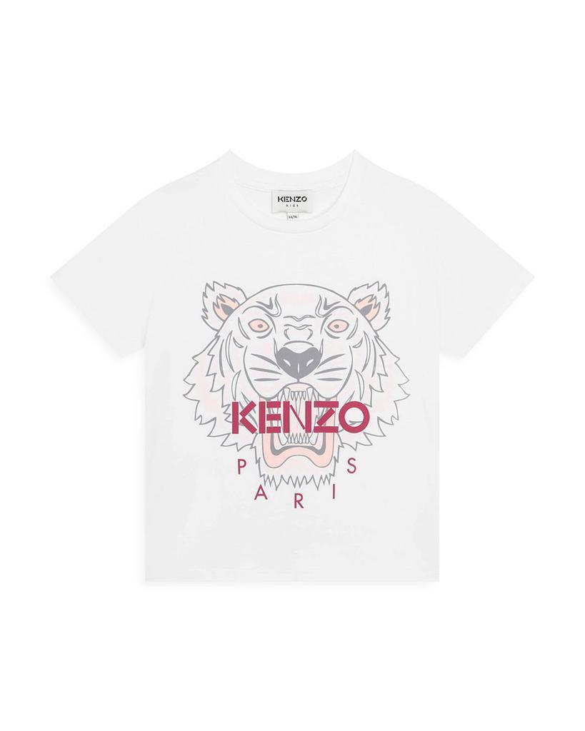 商品Kenzo|Girls' Short Sleeve Graphic Tiger Tee - Little Kid, Big Kid,价格¥571-¥623,第1张图片