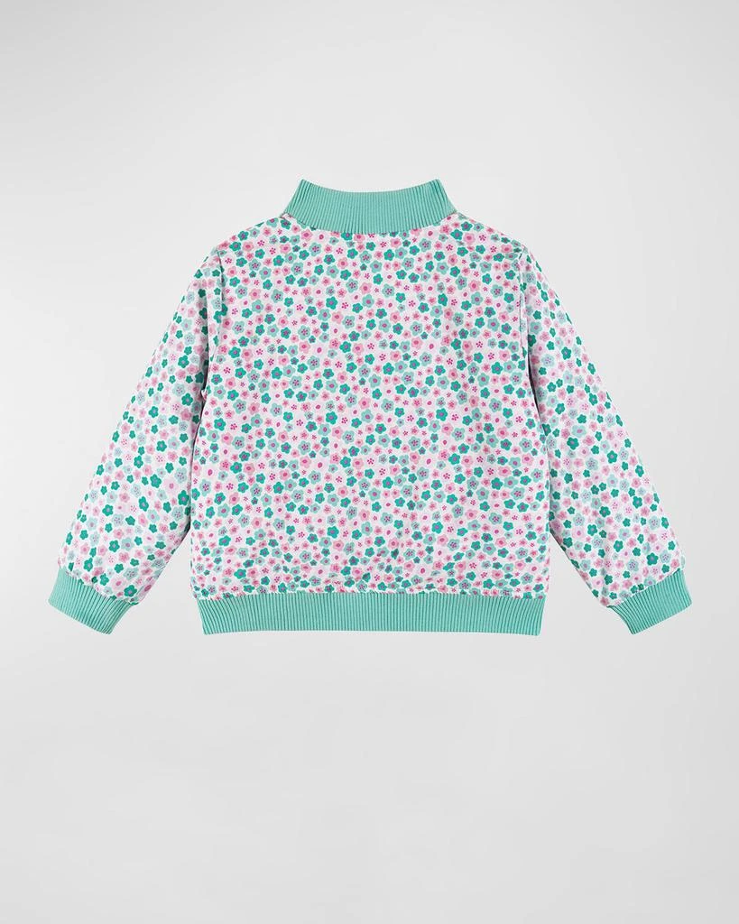 商品Andy & Evan|Girl's Reversible Cotton Bomber Jacket, Size 2T-6X,价格¥556,第2张图片详细描述