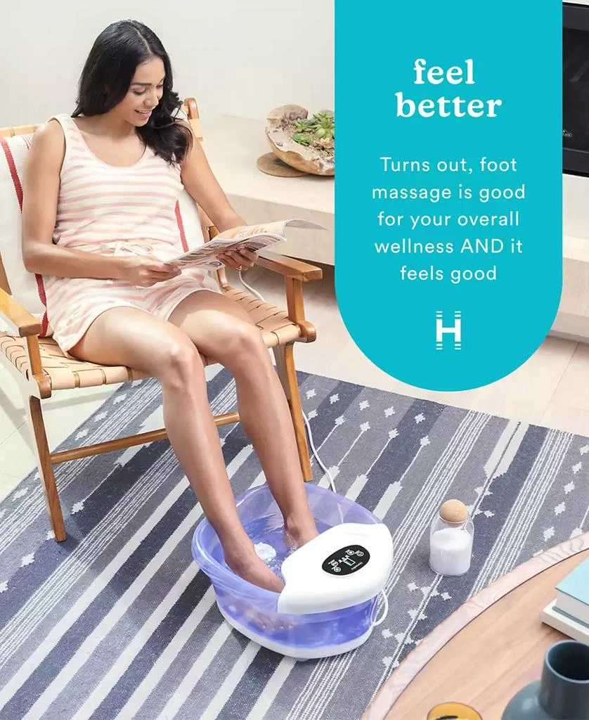 商品Homedics|BubbleSpa + Epsom Salt Heated Foot Bath,价格¥466,第2张图片详细描述