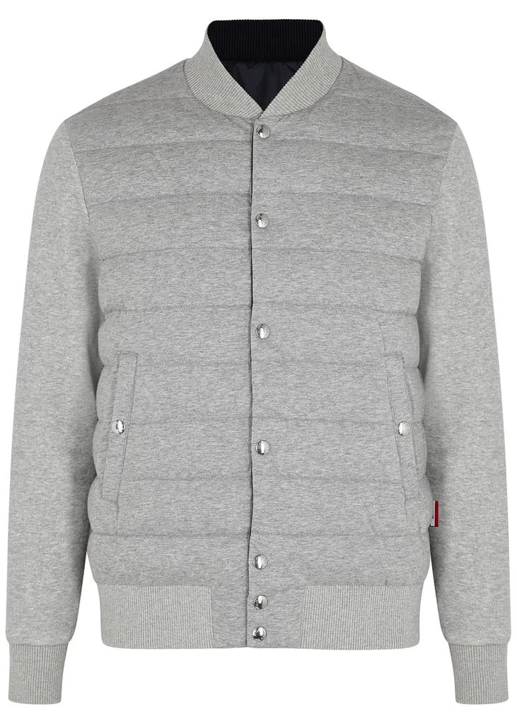 商品Moncler|Grey reversible cotton and shell jacket,价格¥6957,第1张图片