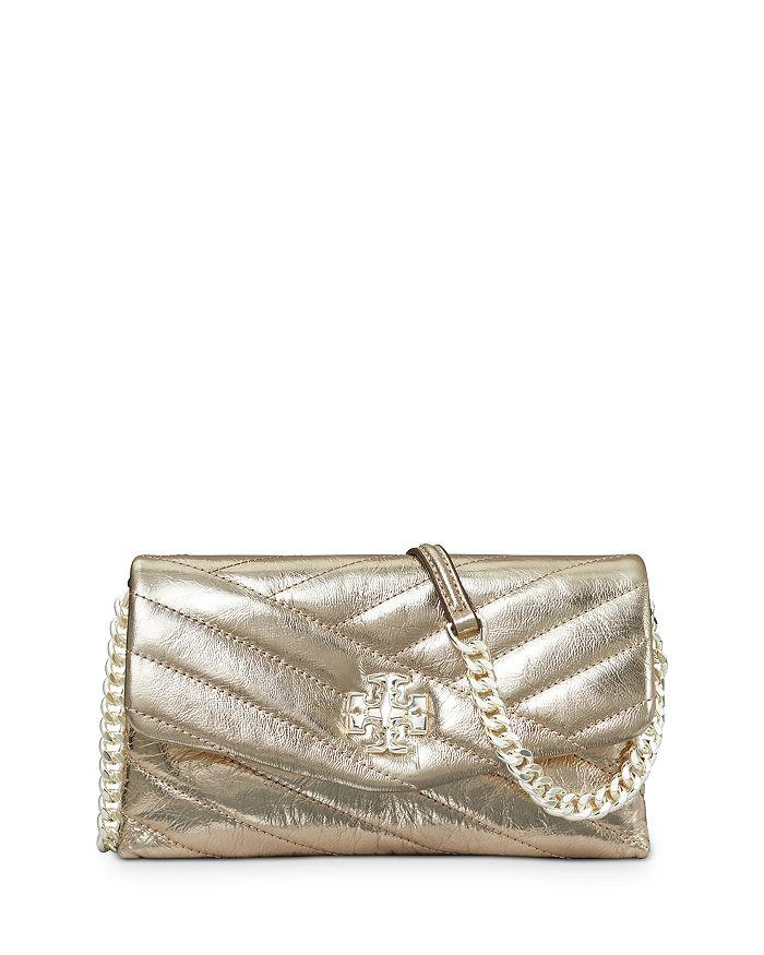 商品Tory Burch|Kira Chevron Metallic Chain Wallet,价格¥2012,第1张图片