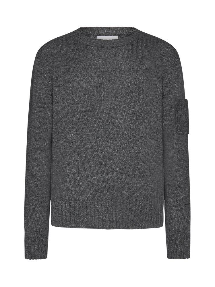 Jil Sander Long-Sleeved Crewneck Knitted Jumper商品第1张图片规格展示