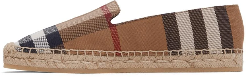 商品Burberry|棕色格纹草编鞋,价格¥5453,第3张图片详细描述