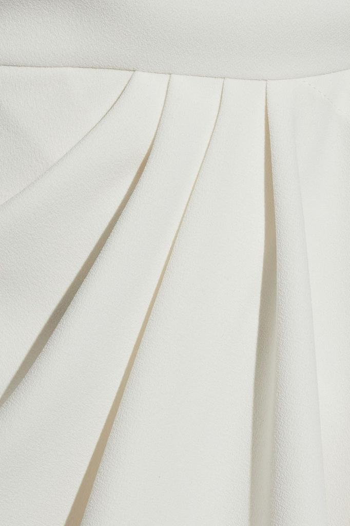 Nartav wrap-effect draped crepe mini dress商品第4张图片规格展示