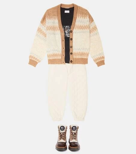 商品Brunello Cucinelli|Embellished cotton jersey T-shirt,价格¥1293,第2张图片详细描述
