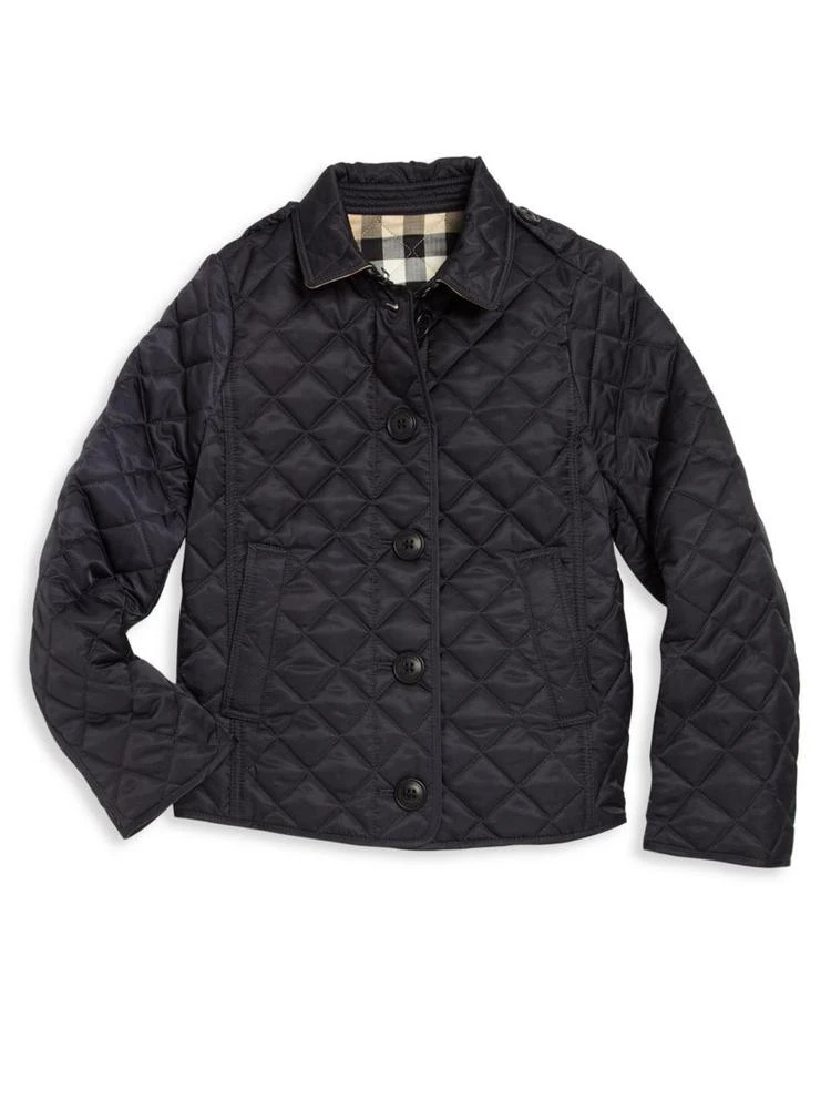 商品Burberry|Little Girl's & Girl's Quilted Jacket,价格¥1967,第1张图片