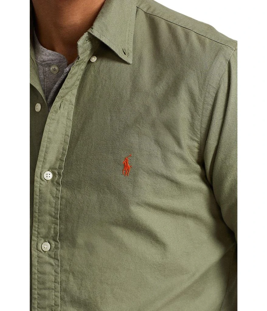 商品Ralph Lauren|Classic Fit Garment Dyed Oxford Shirt,价格¥939,第3张图片详细描述