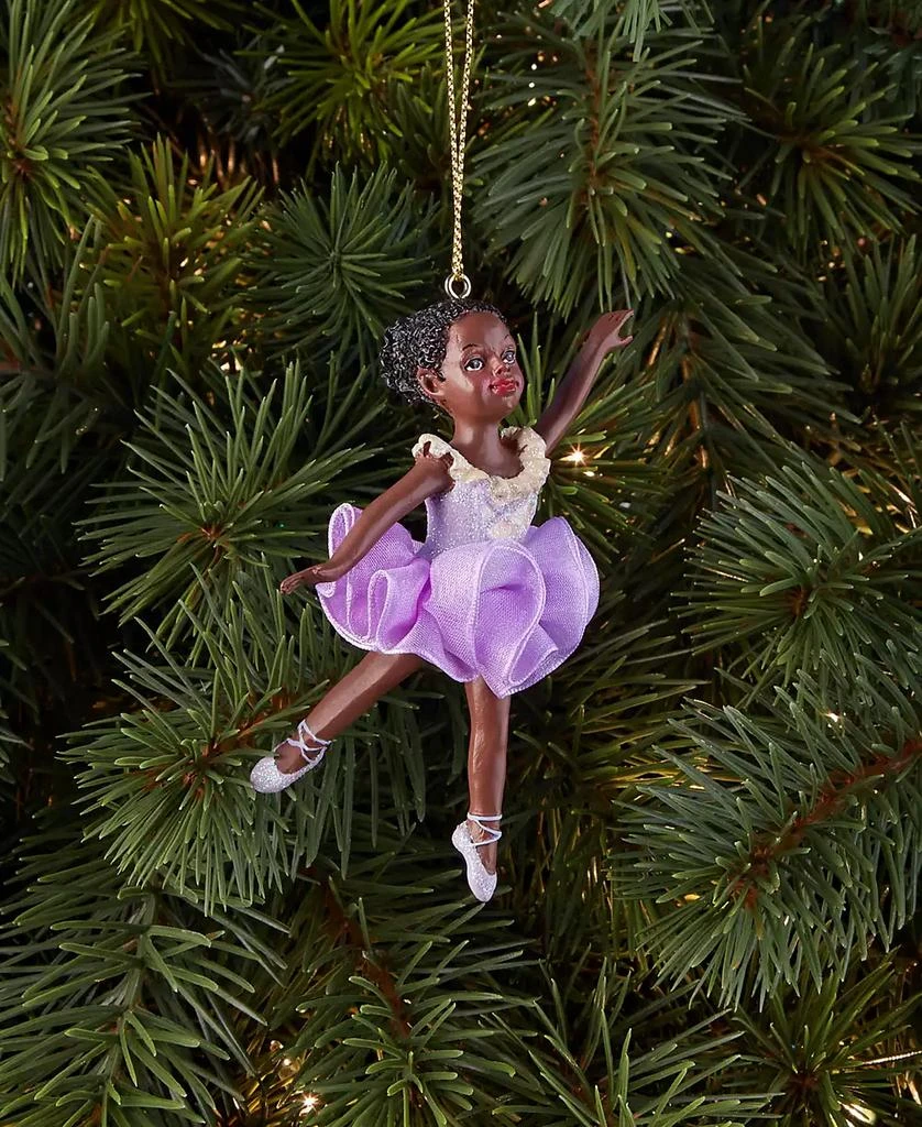 商品Holiday Lane|Purple Ballerina Ornament, Macy's Exclusive,价格¥67,第2张图片详细描述