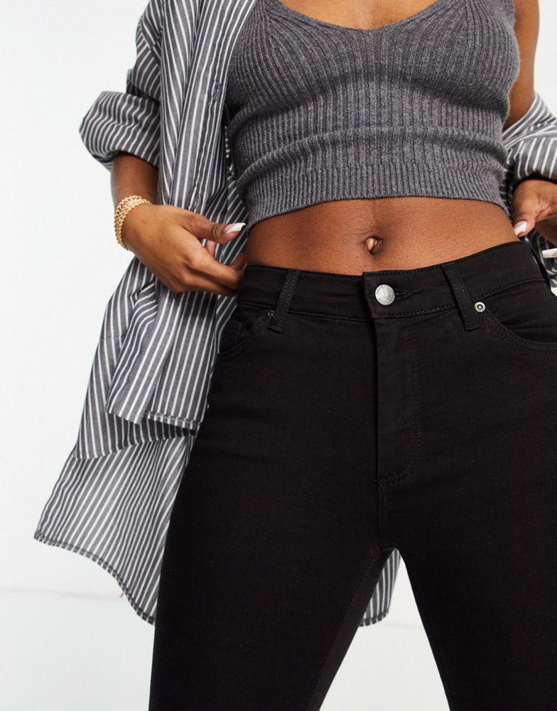 Topshop Leigh jean in black商品第3张图片规格展示
