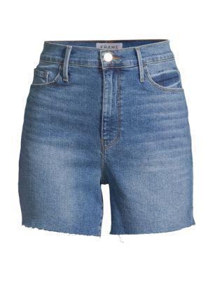 Le Tour Raw Edge Denim Shorts商品第3张图片规格展示