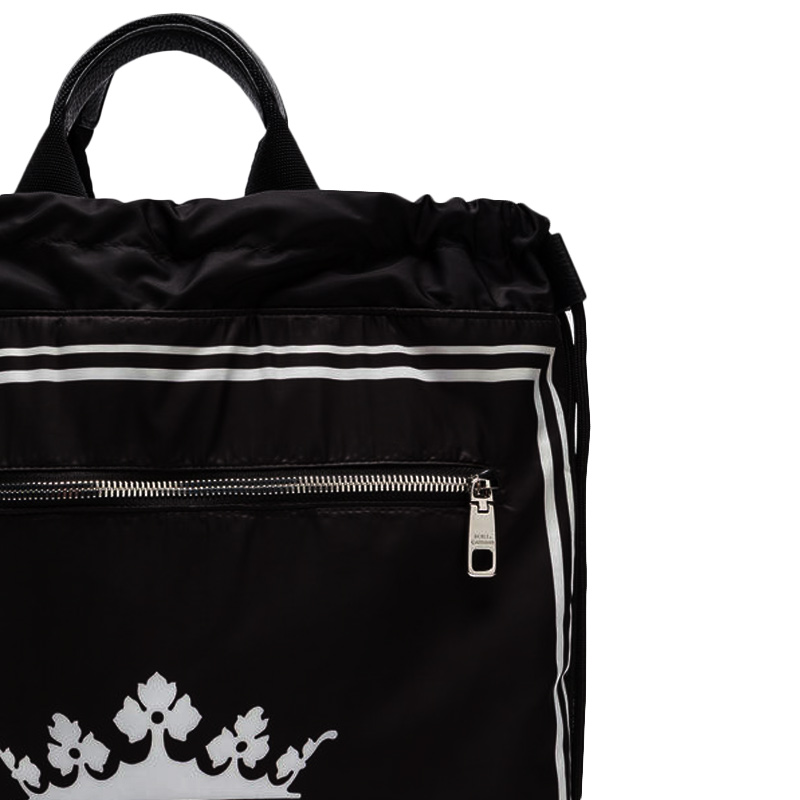 Dolce&Gabbana 杜嘉班纳 男士黑色尼龙背包 BM1459-AS637-HNR18商品第3张图片规格展示
