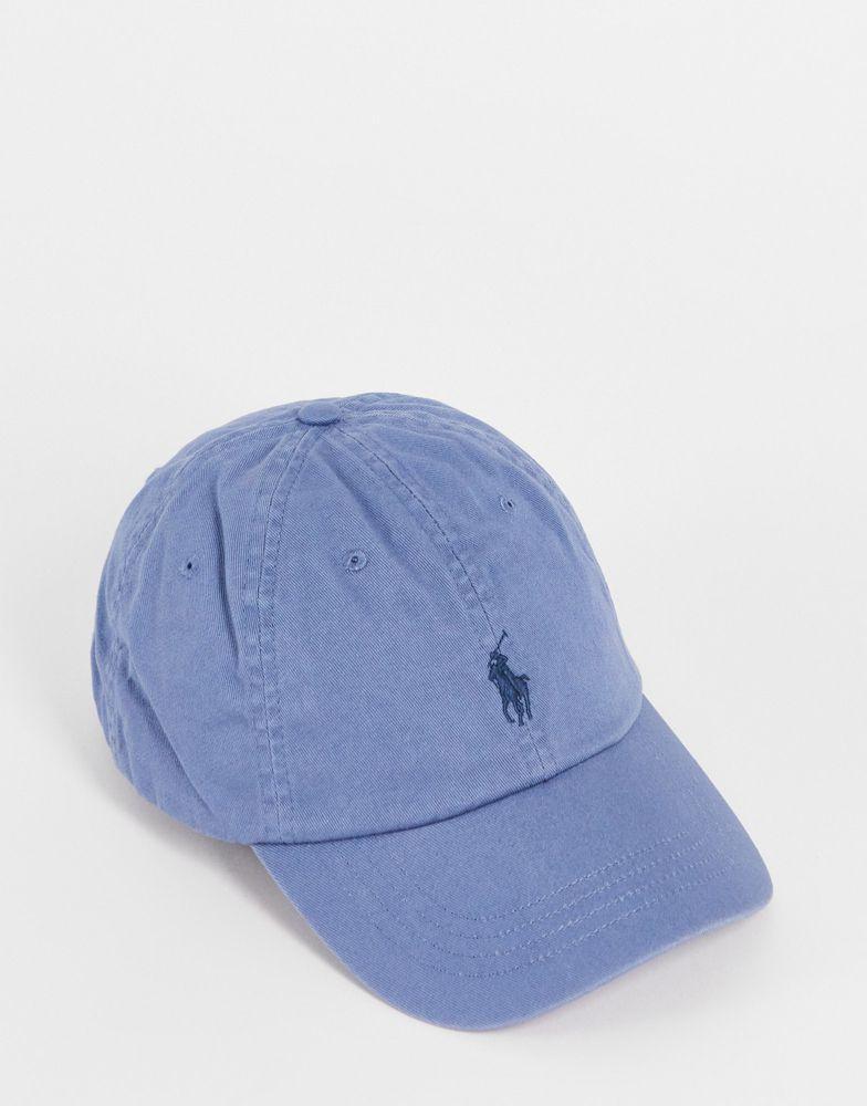 商品Ralph Lauren|Polo Ralph Lauren cap in blue with pony logo,价格¥428,第1张图片
