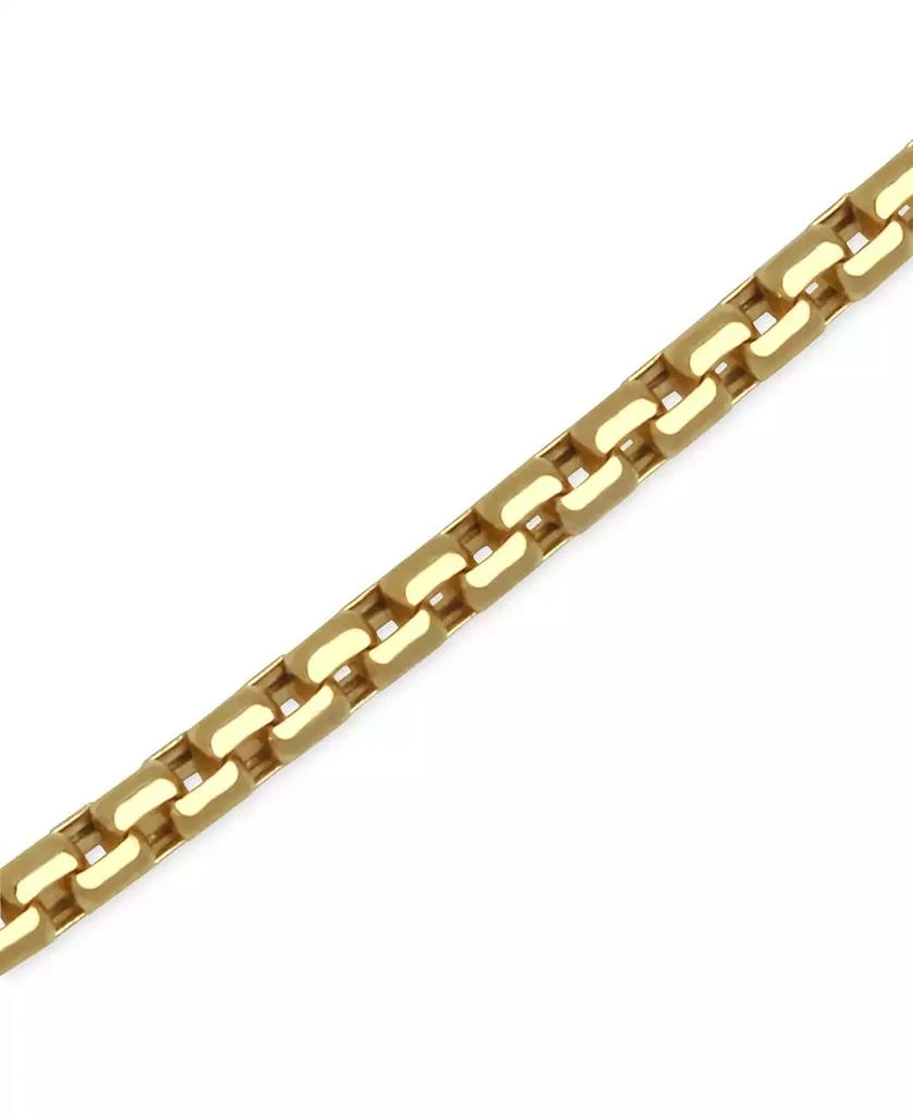 商品Macy's|Rounded Box Link Chain Bracelet 7", in 14k Gold,价格¥2070,第3张图片详细描述