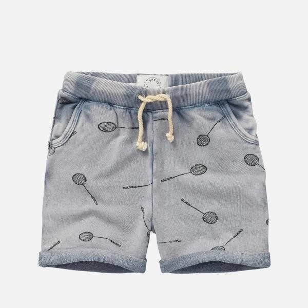 商品The Hut|Sproet + Sprout Kids' Badminton Print Shorts - Stone Grey,价格¥61,第1张图片详细描述