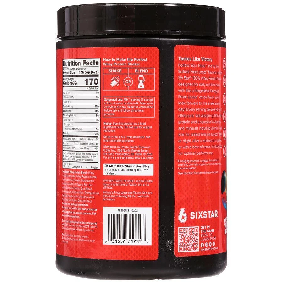 100% Whey Protein Plus Froot Loops 商品