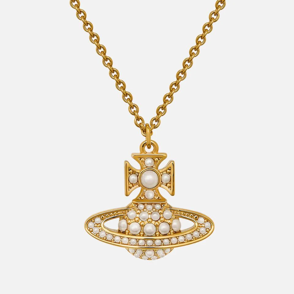 商品Vivienne Westwood|Vivienne Westwood Luzia Bas Relief Gold-Tone Necklace,价格¥1216,第1张图片