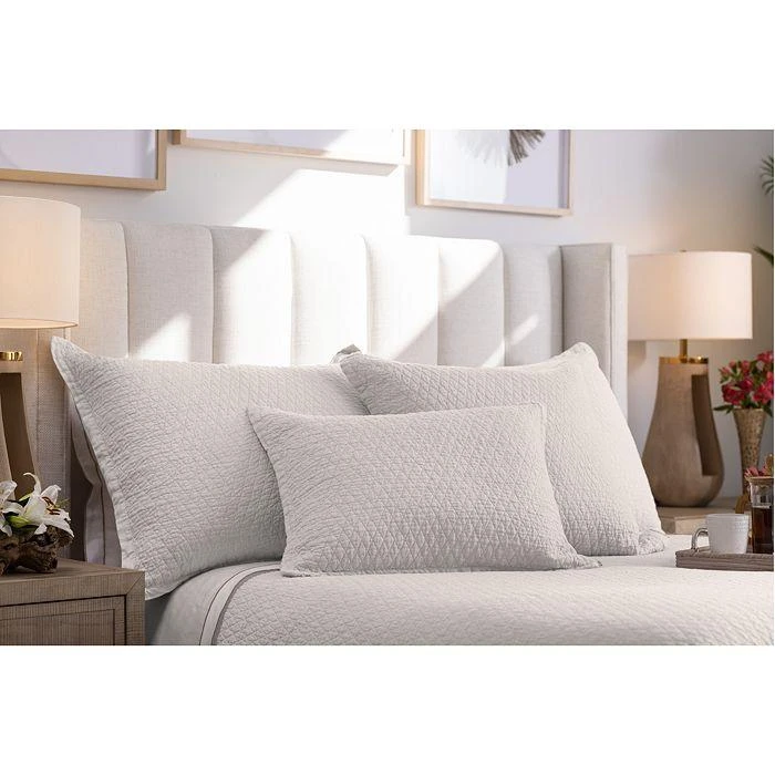 商品Lili Alessandra|Dawn Diamond Quilted Coverlet, King,价格¥6219,第5张图片详细描述