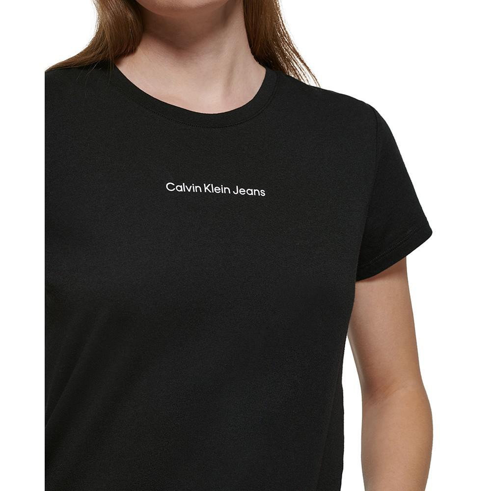商品Calvin Klein|Women's Iconic Logo T-Shirt,价格¥131-¥146,第6张图片详细描述