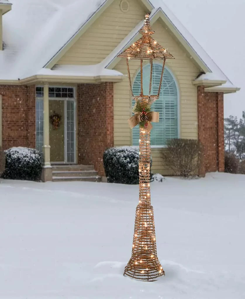 商品National Tree Company|60" Pre-Lit Champagne Vine Lamppost,价格¥2959,第2张图片详细描述