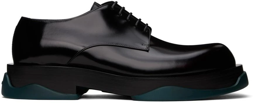 商品Jil Sander|Black Lace-Up Derbys,价格¥6838,第1张图片