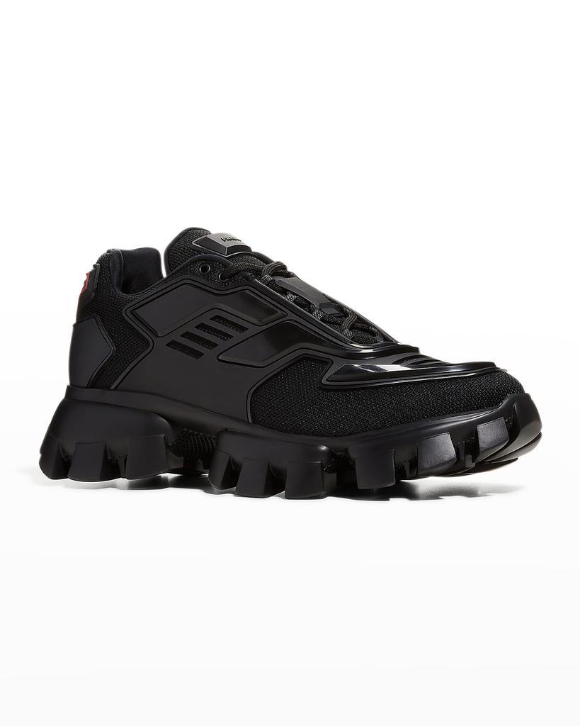 商品Prada|Men's Cloudbust Thunder Lug-Sole Trainer Sneakers,价格¥8559,第4张图片详细描述