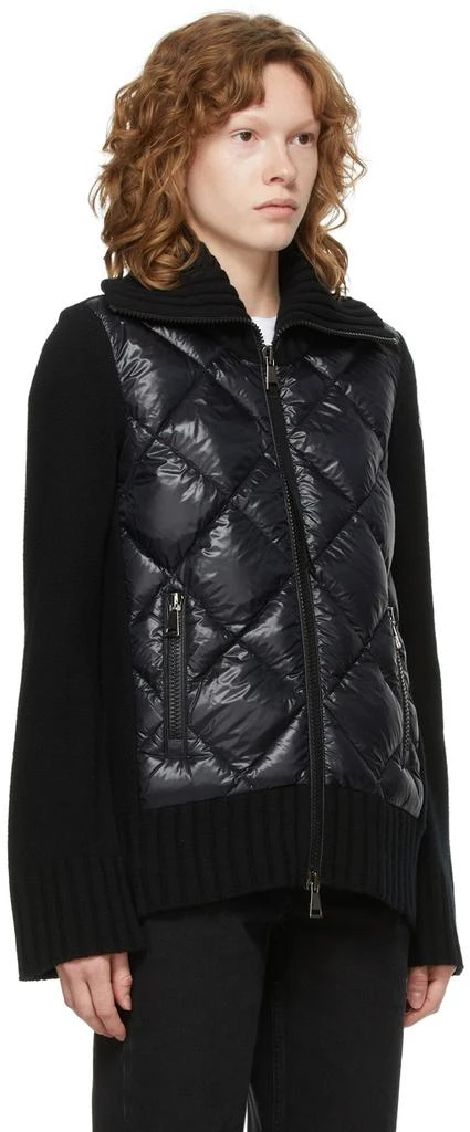 商品Moncler|Black Down Paneled Turtleneck Jacket,价格¥9356,第2张图片详细描述