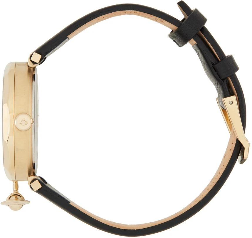 商品Vivienne Westwood|Black & Gold Poplar Watch,价格¥2891,第2张图片详细描述