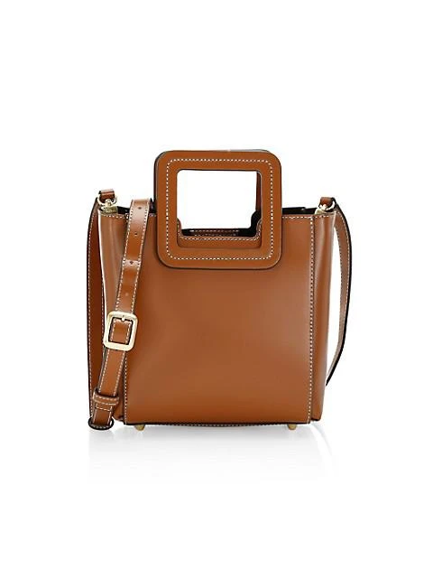 商品Staud|Mini Shirley Leather Tote,价格¥1874,第1张图片