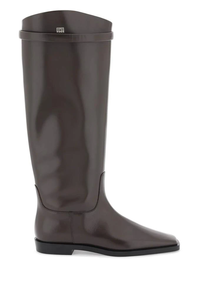 商品Totême|Leather Riding Boot,价格¥5739,第1张图片