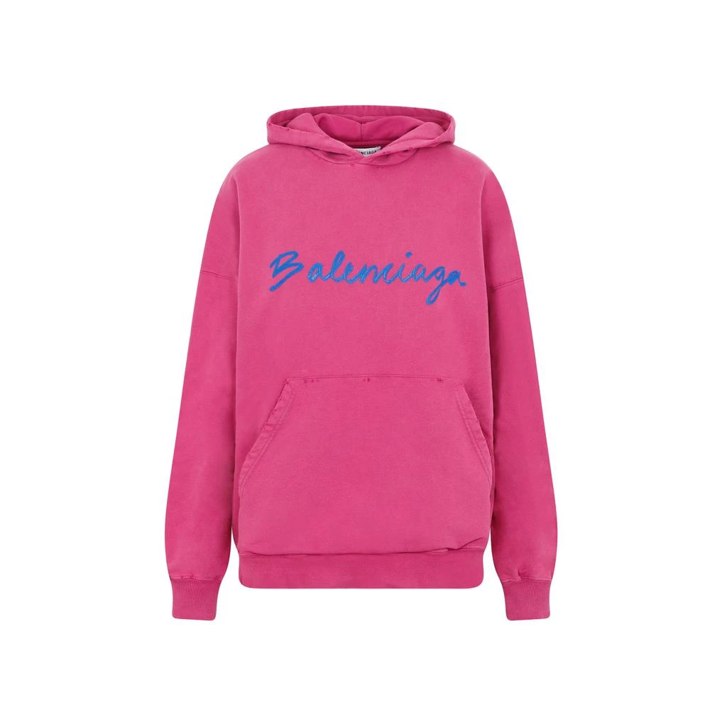 商品Balenciaga|BALENCIAGA  WIDE FIT HOODIE SWEATSHIRT,价格¥4861,第1张图片