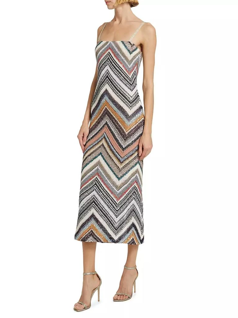 商品Missoni|Chevron Sequin Knit Convertible Slipdress,价格¥13691,第4张图片详细描述
