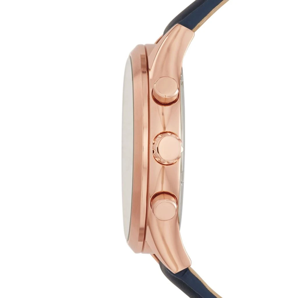 商品Fossil|Fossil Men's Fenmore Midsize Multifunction, Blue-Tone Stainless Steel Watch,价格¥443,第2张图片详细描述