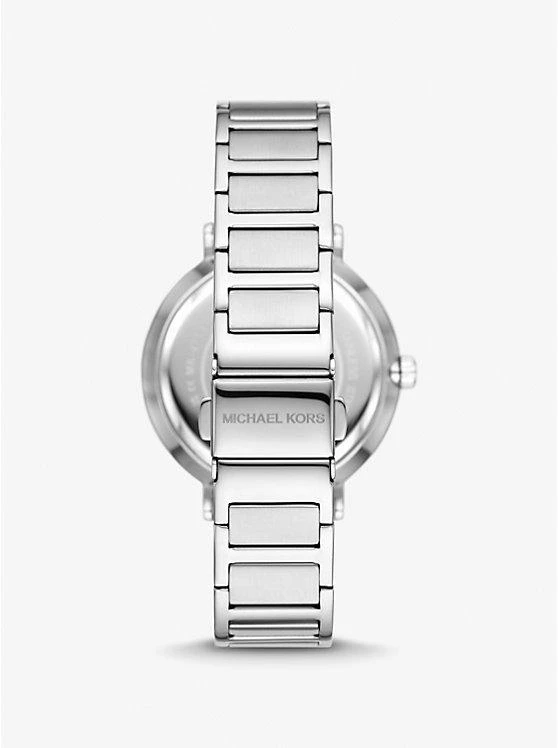 商品Michael Kors|Addyson Silver-Tone Logo Watch,价格¥727,第3张图片详细描述