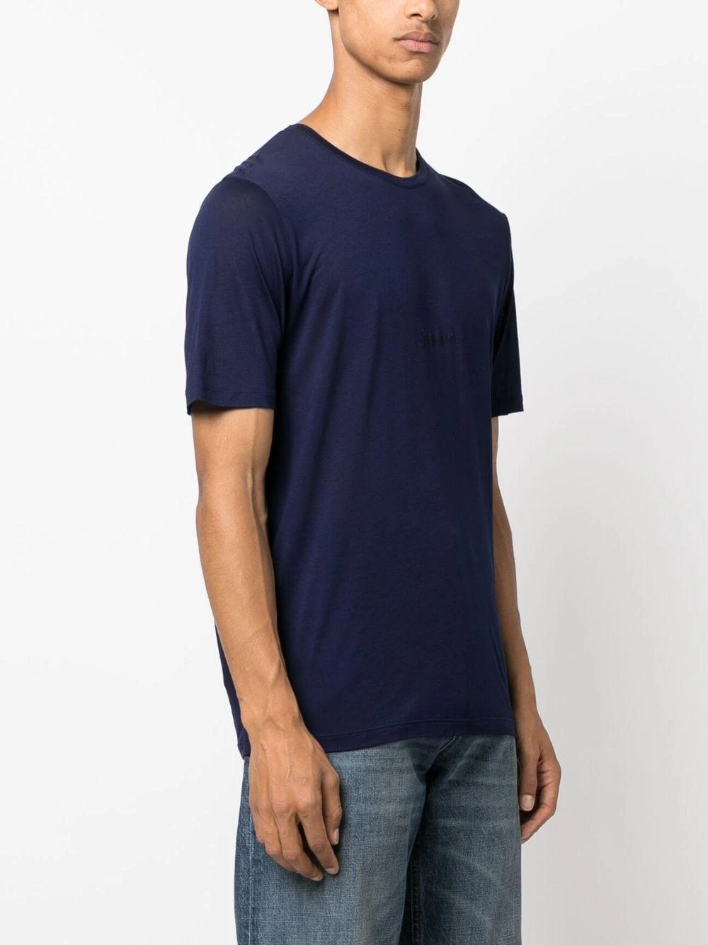 商品Yves Saint Laurent|Yves Saint Laurent 男士T恤 749102Y37IL4573 蓝色,价格¥2617,第3张图片详细描述