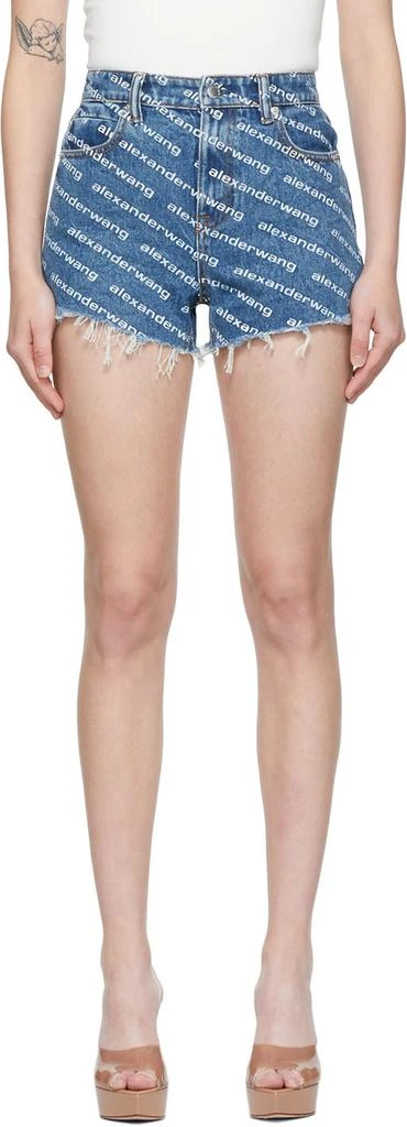 商品Alexander Wang|Blue Denim Shorts,价格¥2274,第1张图片