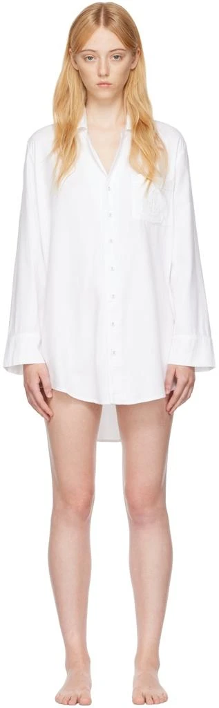 商品SKIMS|White SKIMS Hotel Sleep Dress,价格¥441,第1张图片