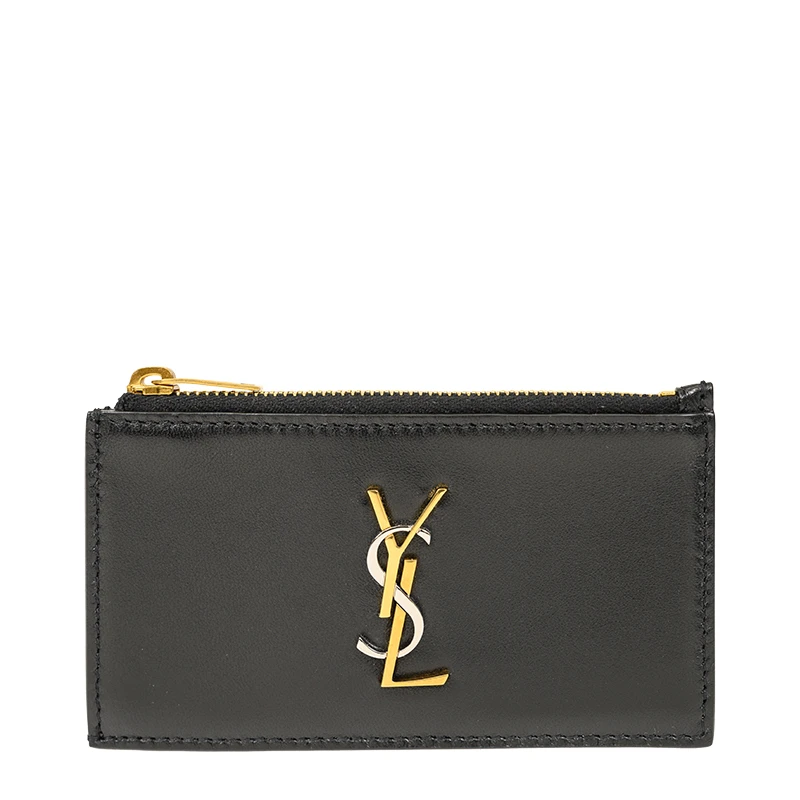 商品[国内直发] Yves Saint Laurent|YSL 黑色女士卡夹 611558-AAB4K-1025,价格¥5600,第1张图片
