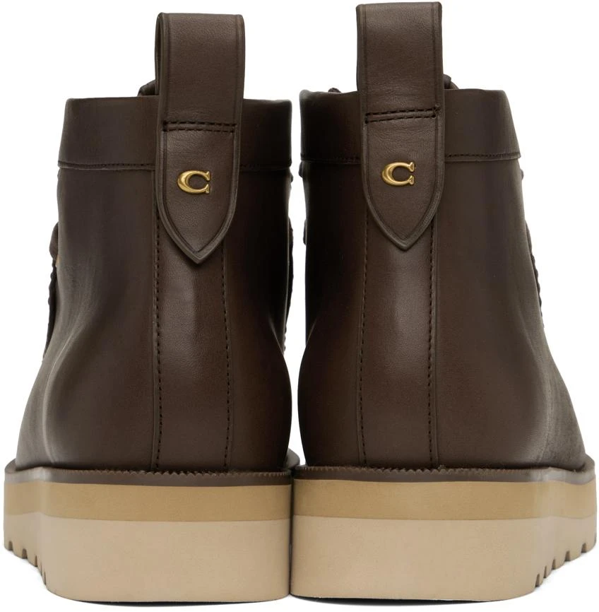 商品Coach|Brown Chukka Desert Boots,价格¥1162,第2张图片详细描述