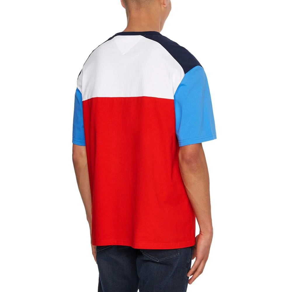 商品Tommy Hilfiger|Men's Colorblocked Badge Short Sleeve T-shirt,价格¥141,第2张图片详细描述