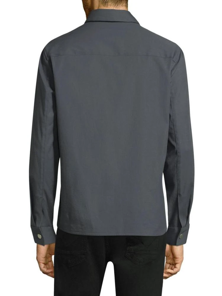 商品Theory|Rye Zip-Front Overshirt Jacket,价格¥889,第2张图片详细描述
