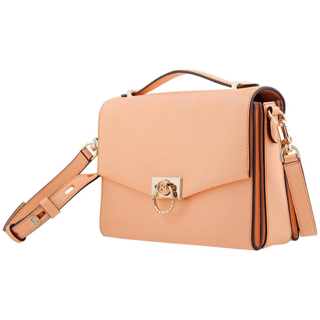 商品Michael Kors|Hendrix Medium Leather Crossbody Bag - Cantaloupe,价格¥1626,第1张图片