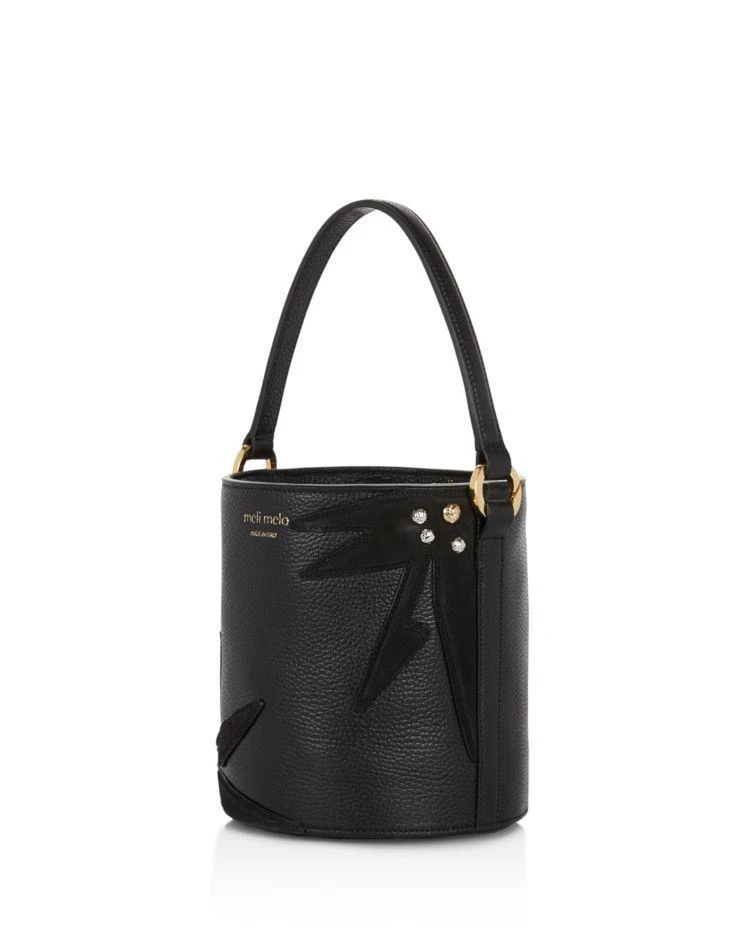 商品meli melo|Santina Plant Mini Leather Bucket Bag ,价格¥3054,第3张图片详细描述