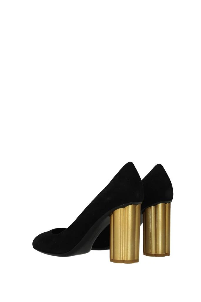 商品Salvatore Ferragamo|Pumps lucca Suede Black,价格¥1664,第4张图片详细描述