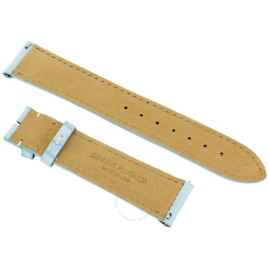 商品Hadley Roma|Baby Blue 20 MM Alligator Leather Strap,价格¥372,第2张图片详细描述