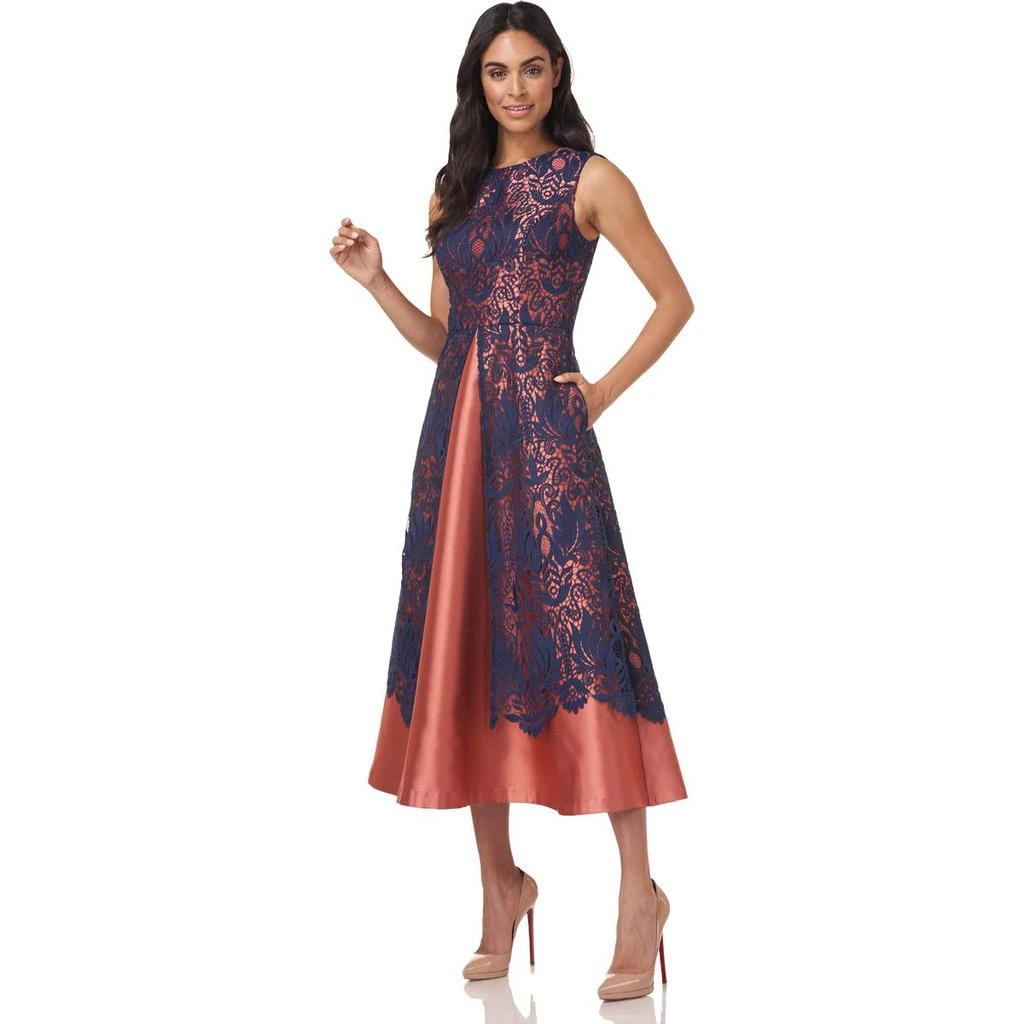 商品Kay Unger|Kay Unger New York Womens Claudia Embroidered Maxi Evening Dress,价格¥685,第2张图片详细描述